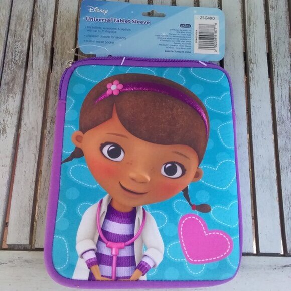 Disney Doc McStuffins Soft Case 7" Universal Tablet Sleeve Gift Idea NEW - Picture 3 of 4